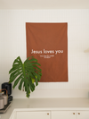 "Jesus Loves You" Wall Hanging