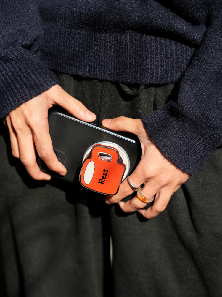 "Rest/Peace" Magnetic Phone Grip