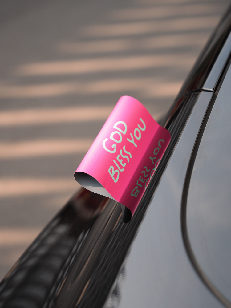 "God Bless You" Car Tag