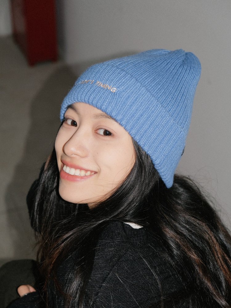 "Trust God's Timing" Embroidered Knit Beanie