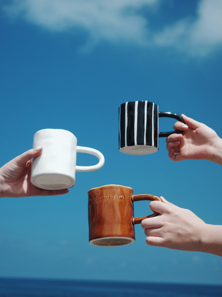 "You Are So Loved" Hand-Pinched Ceramic Mug
