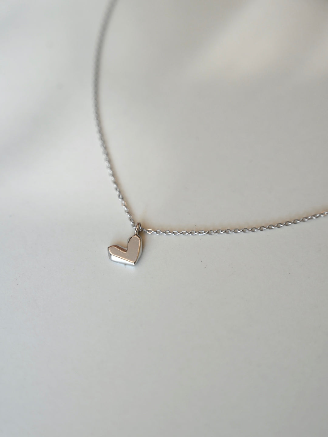 "A Heart at Peace" Handcrafted Silver Necklace