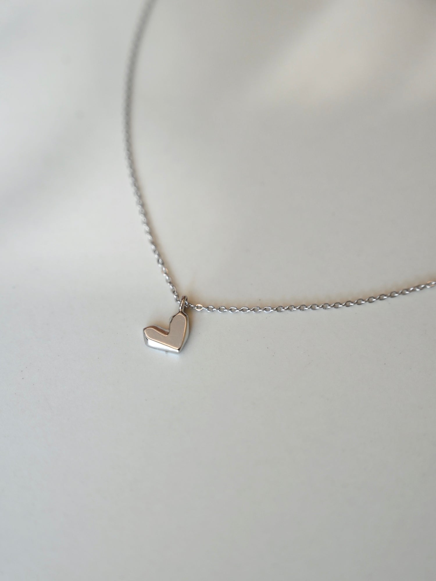"A Heart at Peace" Handcrafted Silver Necklace