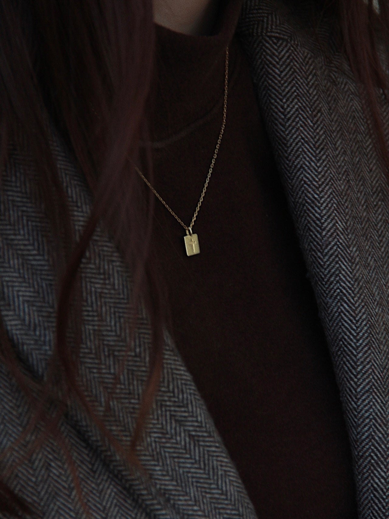 "A Little Bible" Handcrafted Silver Cross Necklace