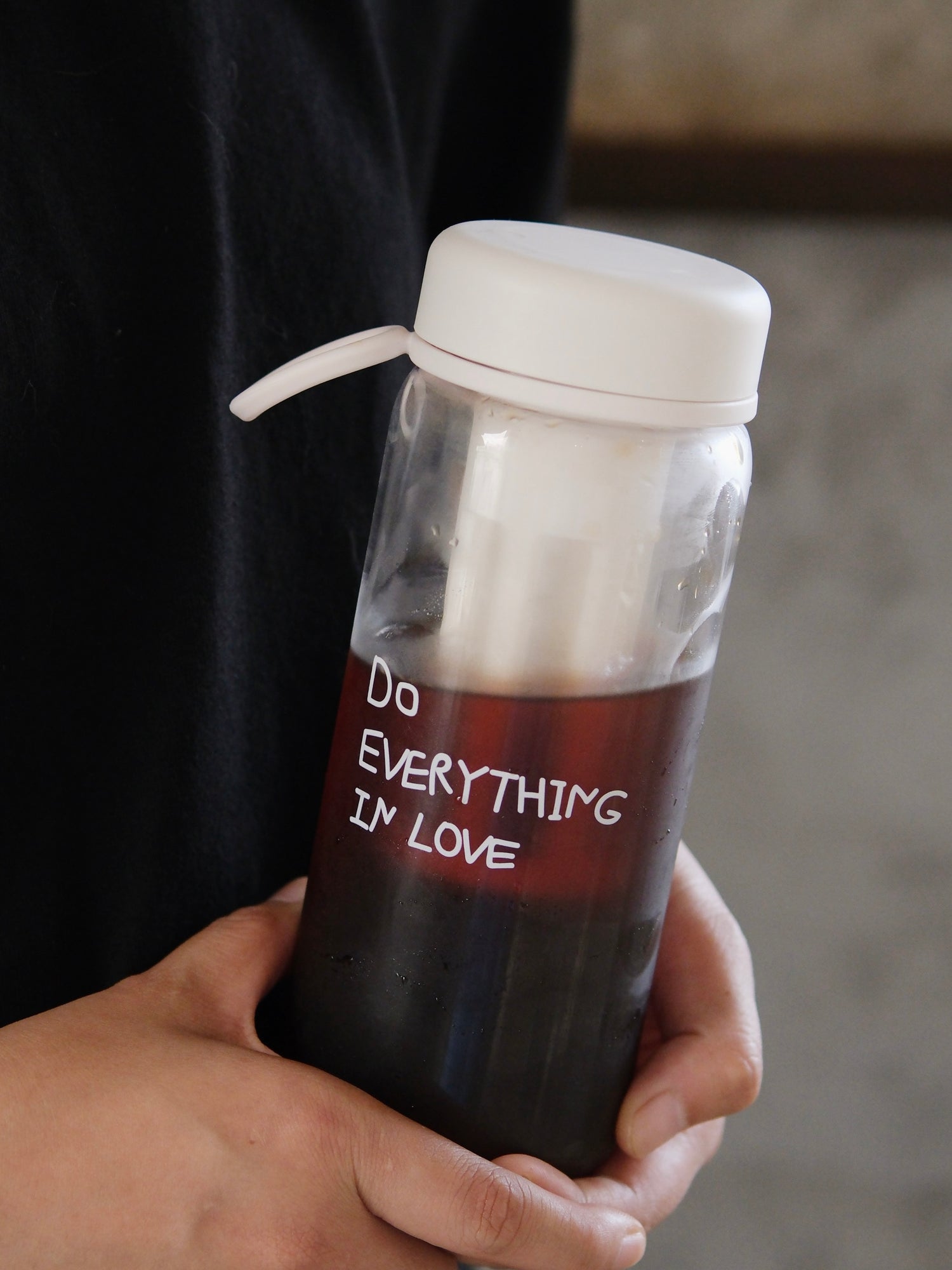 "Do Everything in Love" Cold Brew Travel Tumbler
