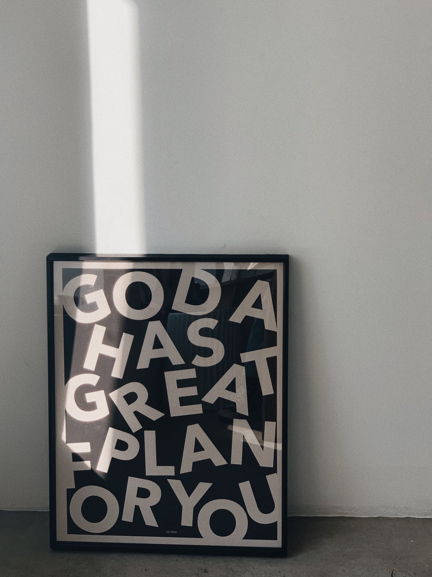 "God Has a Great Plan for You" Wall Art