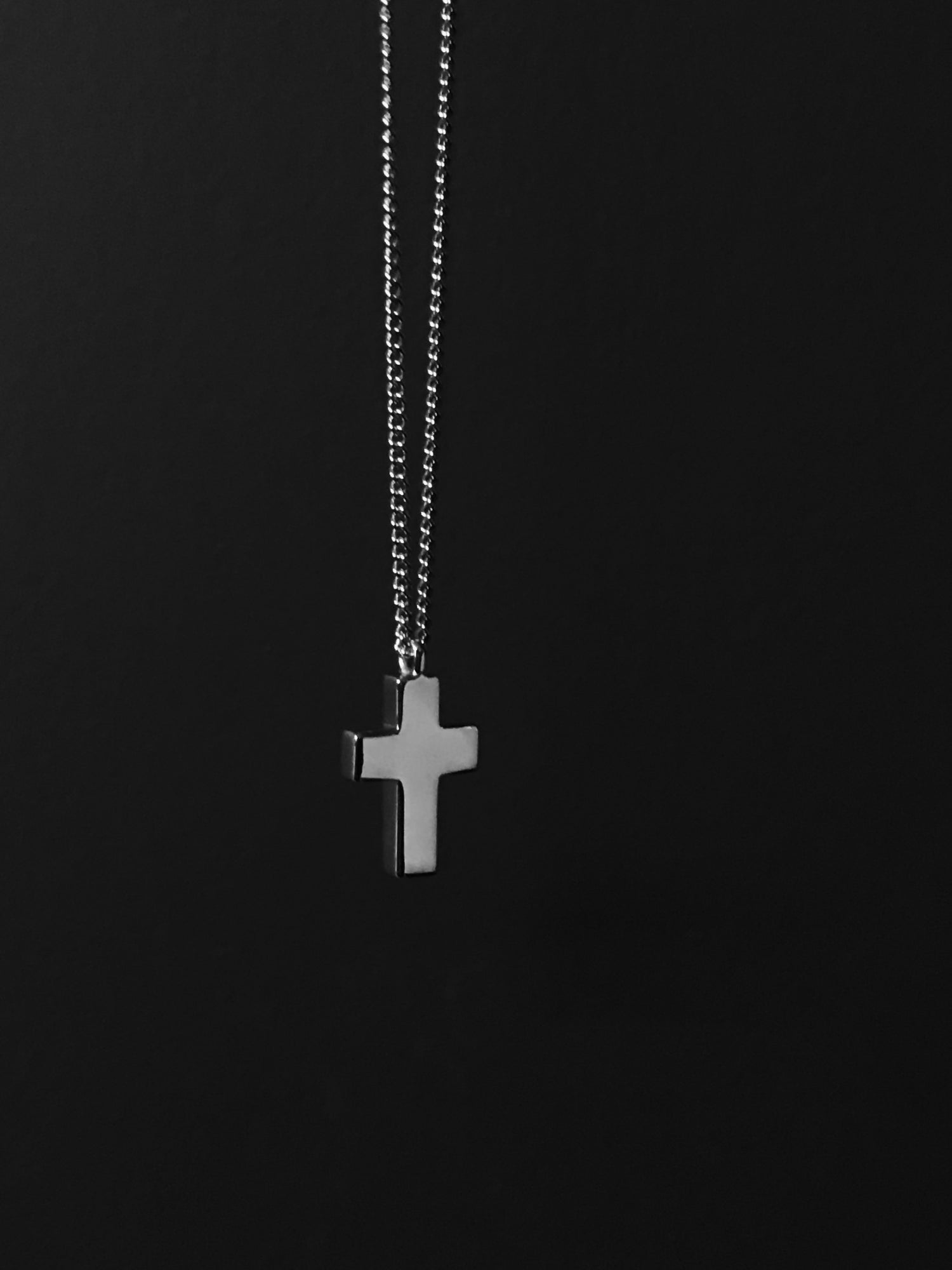"My Hope" Handcrafted Silver Cross Necklace