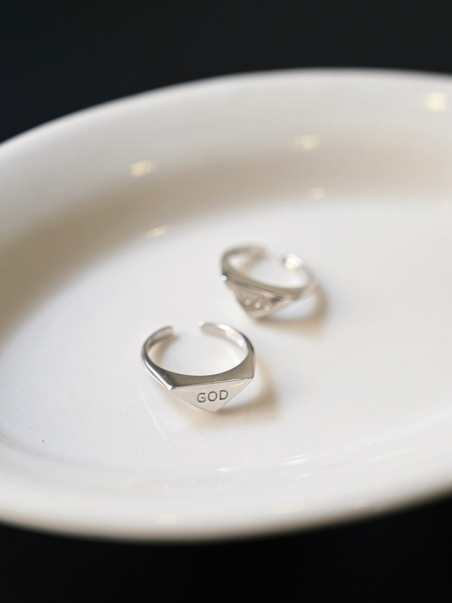 "The Three-in-One God" Silver Ring