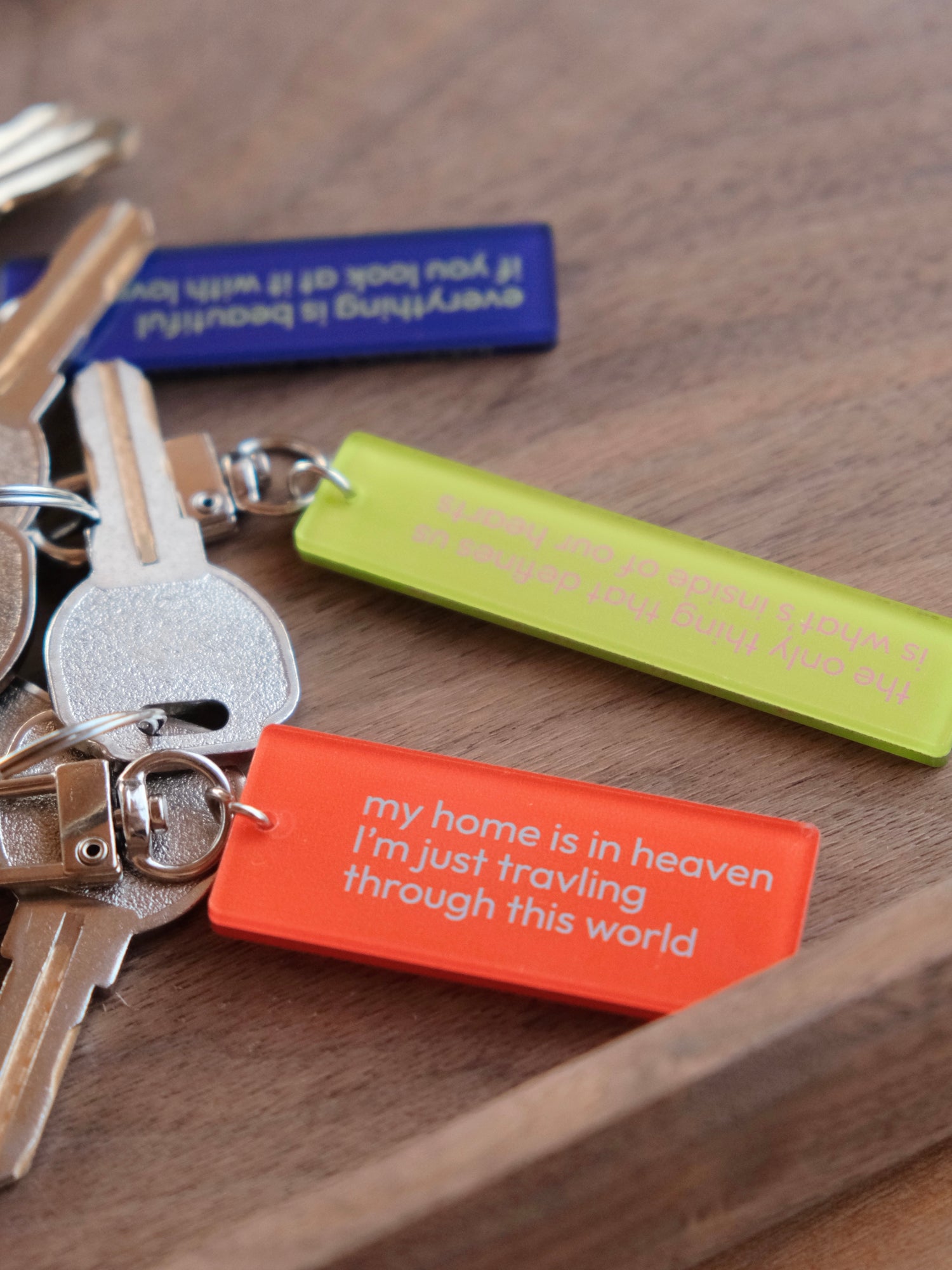 "Light Up Your Days" Acrylic Keychain