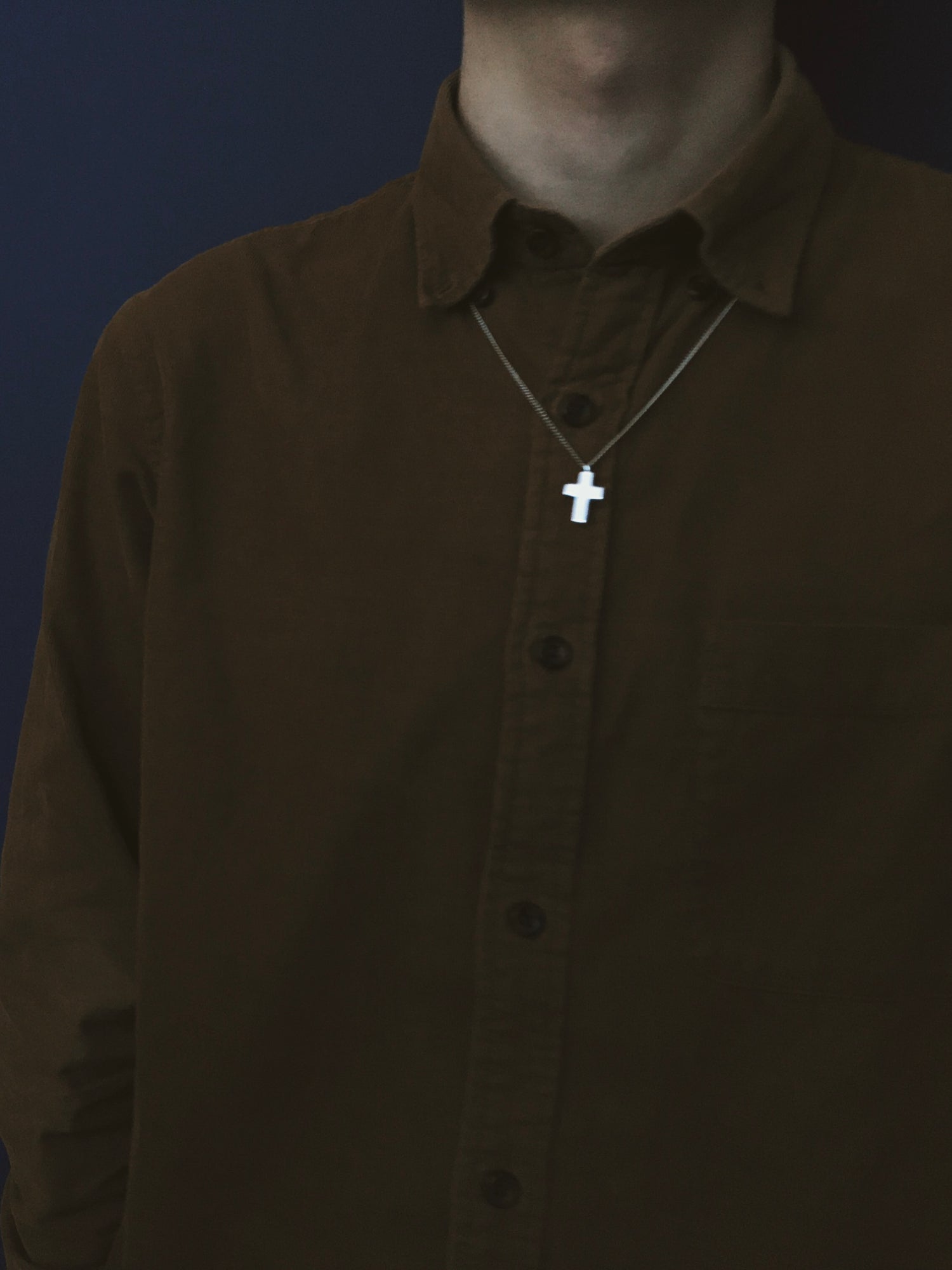 "My Hope" Handcrafted Silver Cross Necklace