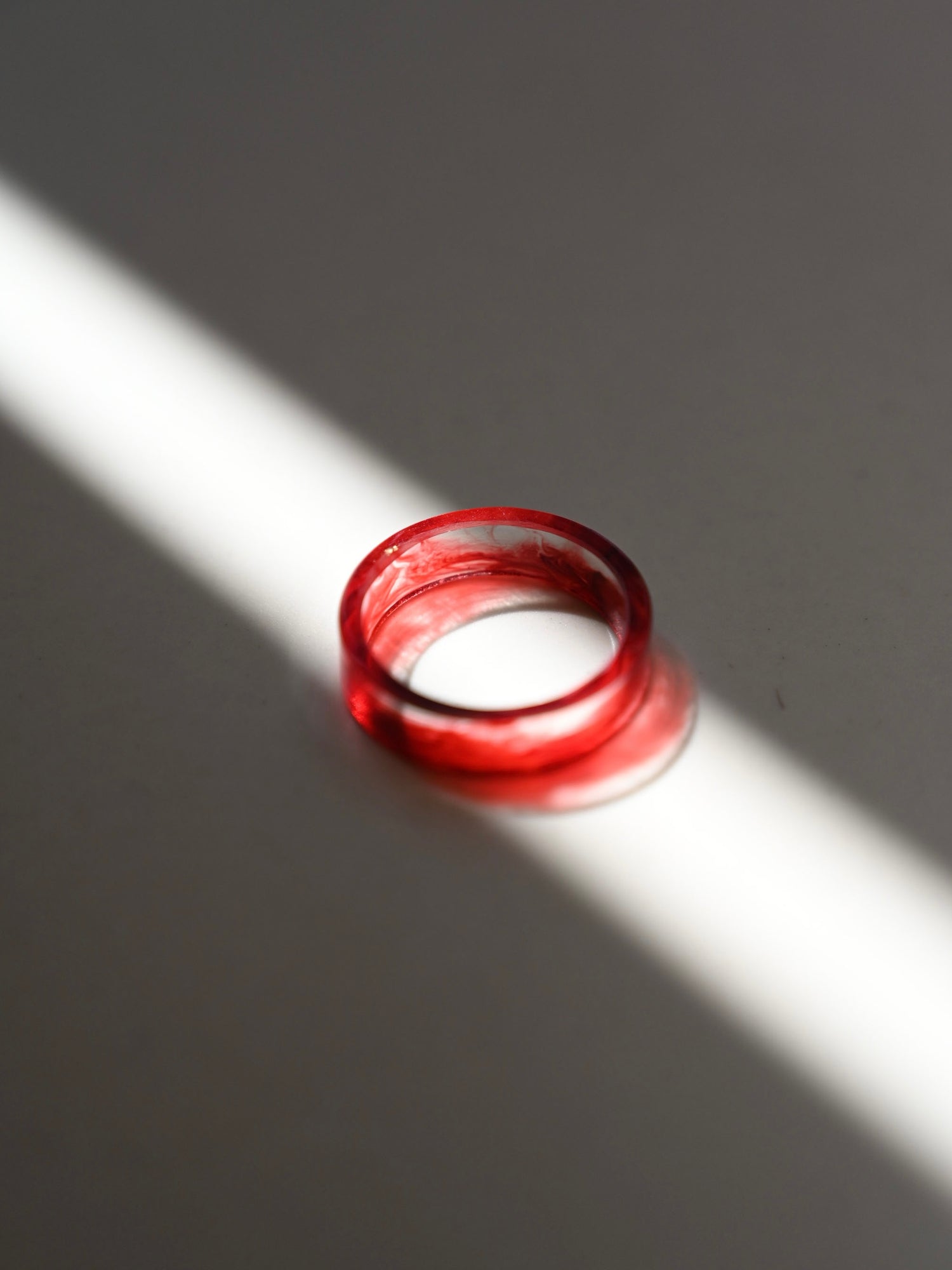"Precious Blood" Resin Ring