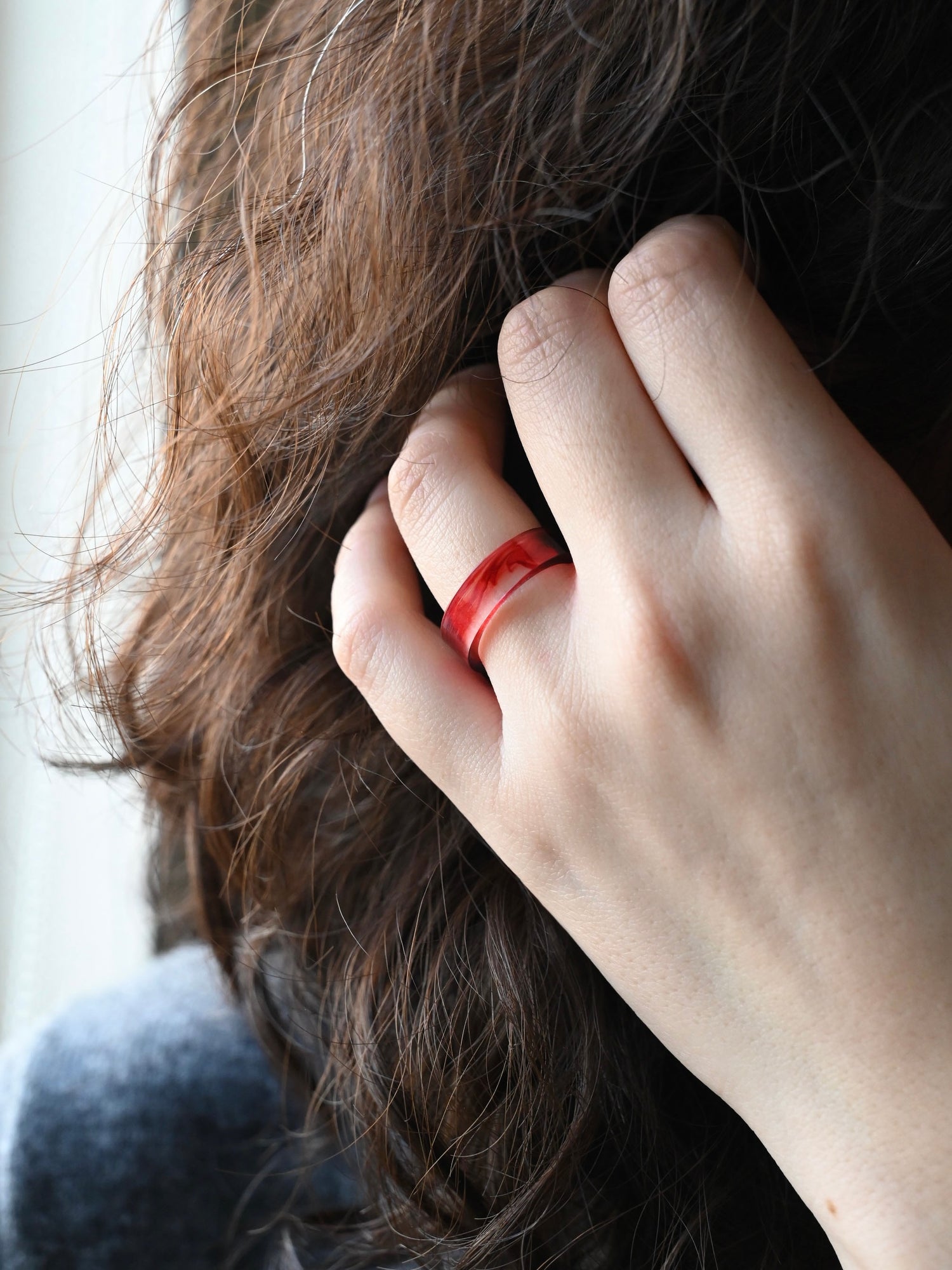 "Precious Blood" Resin Ring