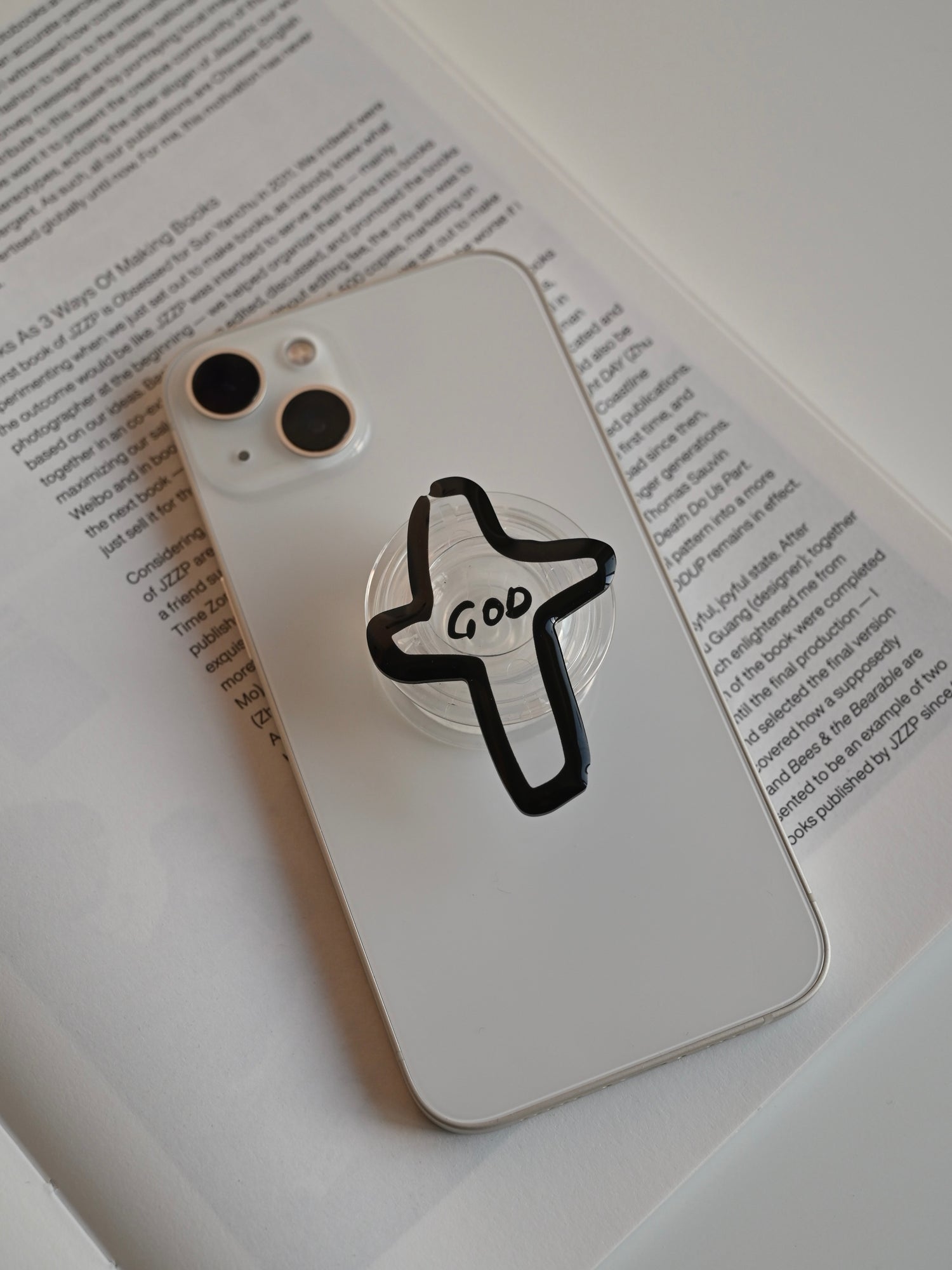"God on the Cross" Phone Grip
