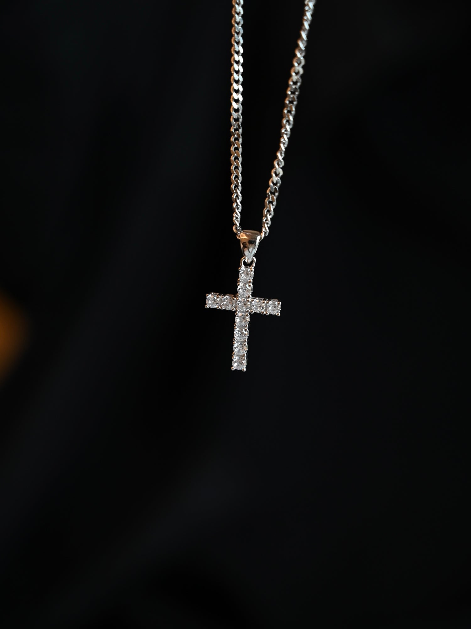 "My Glory" Handcrafted Silver Cross Necklace