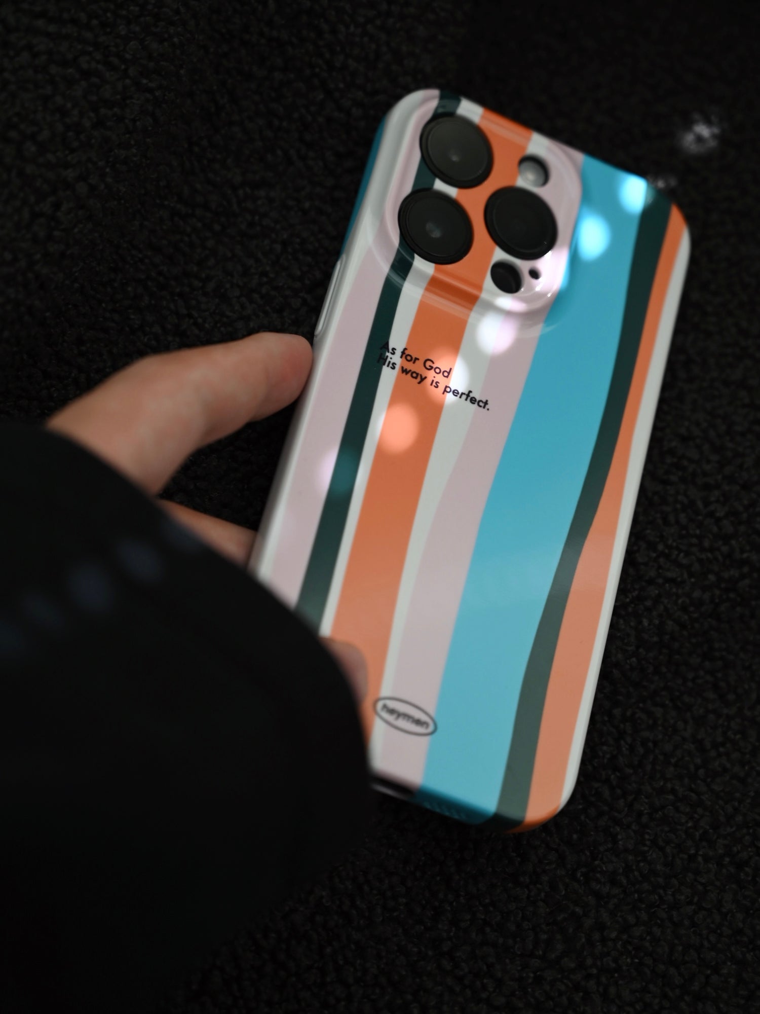 "His Way Is Perfect" Phone Case