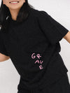 “Grace Poured Out” Embroidered Pocket Tee