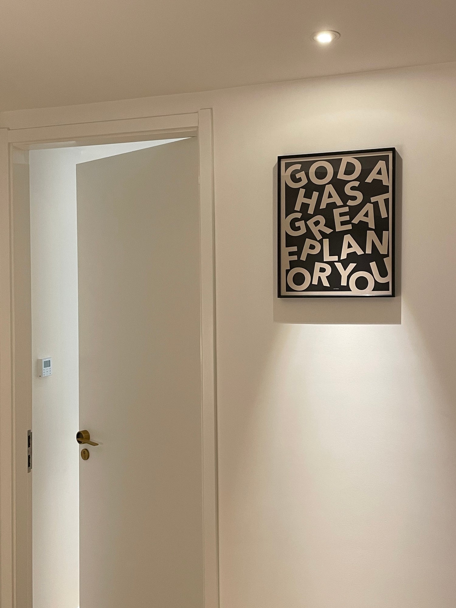 "God Has a Great Plan for You" Wall Art