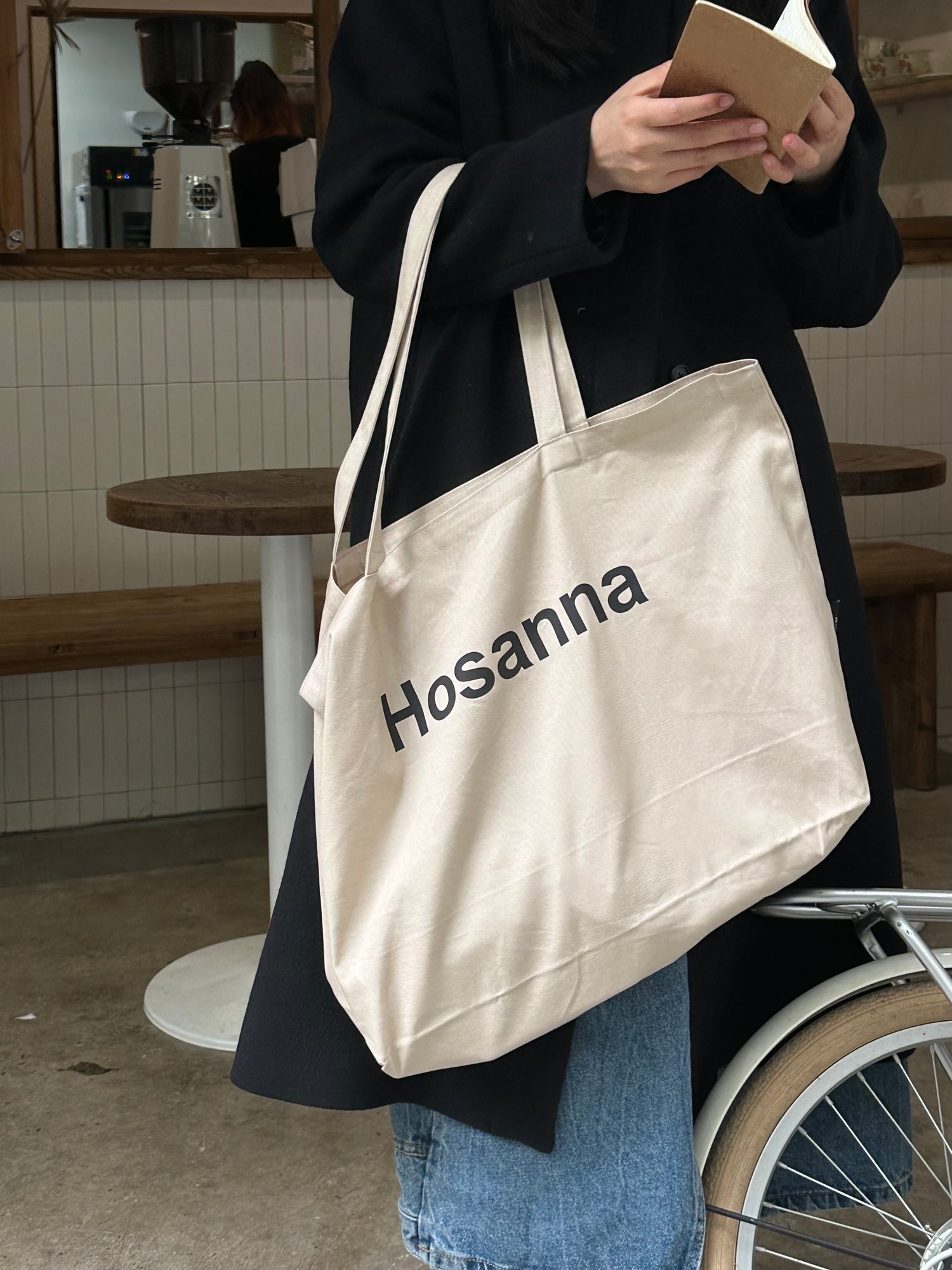 "Hosanna" Oversized Cotton Tote Bag
