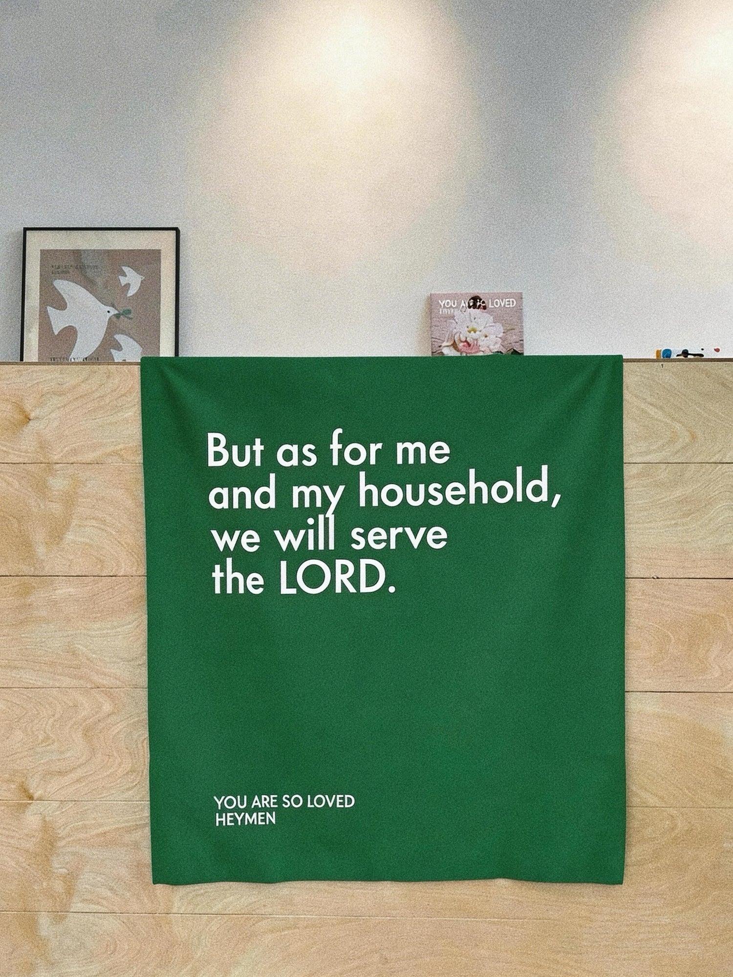 "We Will Serve the Lord" Wall Hanging