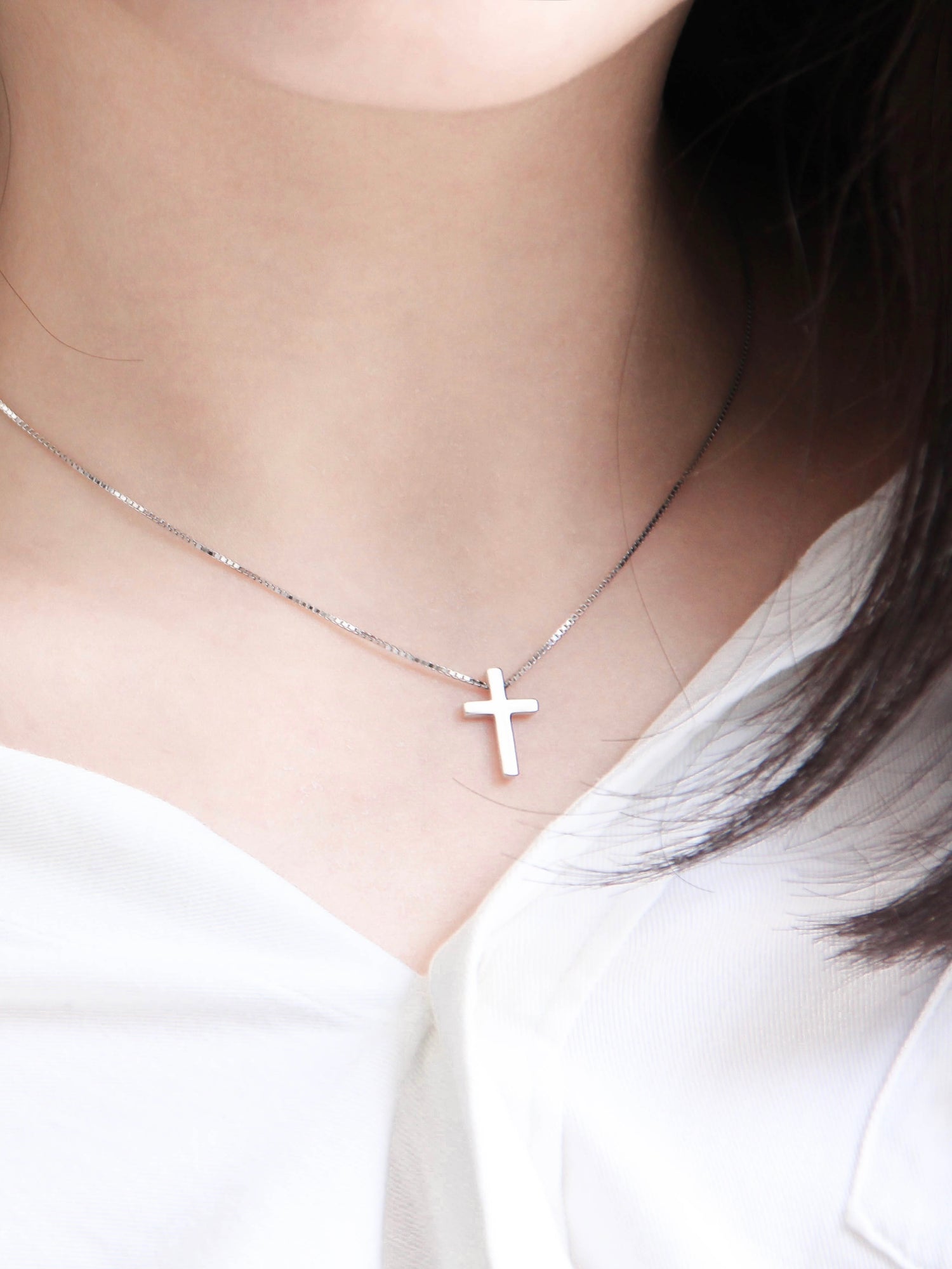 "My Salvation" Handcrafted Silver Cross Necklace